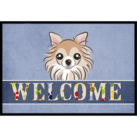 Carolines Treasures Chihuahua Welcome Indoor & Outdoor Mat, 18 x 27 in. CA77379